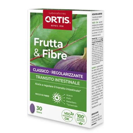  FRUTTA & FIBRE CLASSICO 30 COMPRESSE, Lassativi, Stomaco e intestino, 