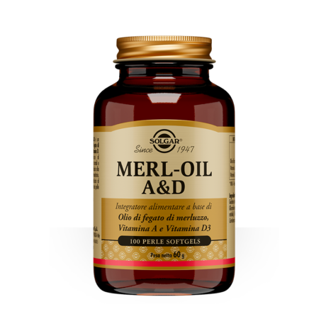 SOLGAR</br> MERL-OIL A&D, Antiossidanti e Omega 3, Colesterolo e Trigliceridi, Integratori e parafarmaci fitoterapici, Occhi, cuore e circolazione, 