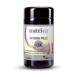  NUTRIVA</br>ANTIOXID PELLE 30 capsule softgel, Integratori e parafarmaci fitoterapici, Antiossidanti e Omega 3, Bellezza: pelle, capelli e unghie, 
