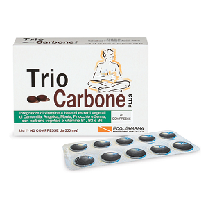  TRIO CARBONE PLUS </br> COMPRESSE </br>  , Integratori e parafarmaci fitoterapici, 