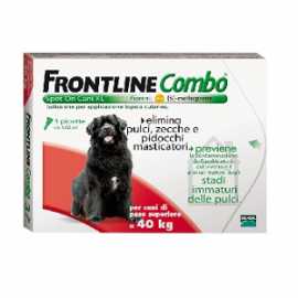  FRONTLINE COMBO CANI 40KG   3 PIPETTE, Farmaci Veterinari, Antiparassitari, 