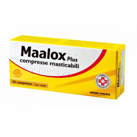  MAALOX PLUS</BR> 30 COMPRESSE MASTICABILI, Farmaci da Banco, Stomaco e Intestino, Acidità e Dispepsie, 
