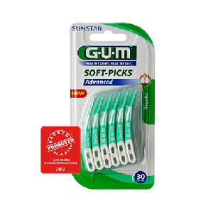  GUM SOFT-PICKS ADVANCED REGULAR, Igiene e bellezza, Igiene orale, 