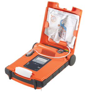  DEFIBRILLATORE Cardiac Science DAE Powerheart G5 semi-automatico portatile per l'uso pubblico, Medicina del lavoro, Defibrillatori, Formazione, Fornitura DPI, 