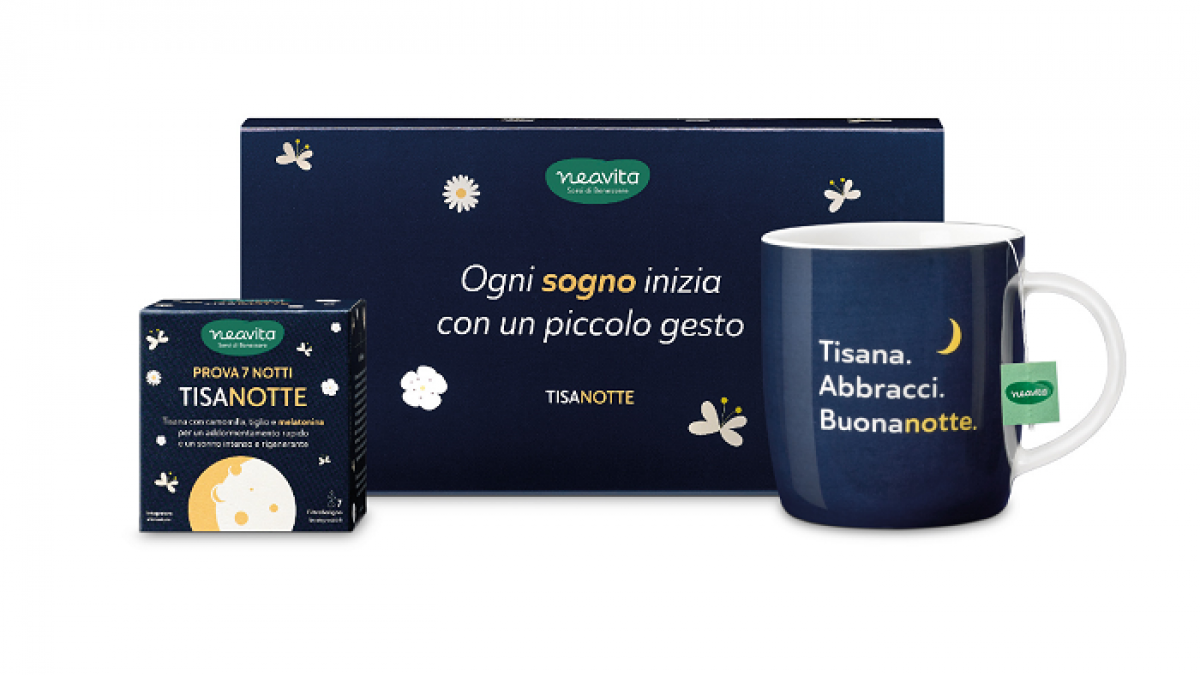 TisaNotte COFANETTO Buonanotte Tisana filtri + Mug - NEAVITA - Erboristeria  San Michele