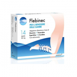  ALFASIGMA FLEBINEC 14 BUSTINE, Controllo del peso e drenaggio, Integratori e parafarmaci fitoterapici, Microcircolo e benessere delle gambe, 
