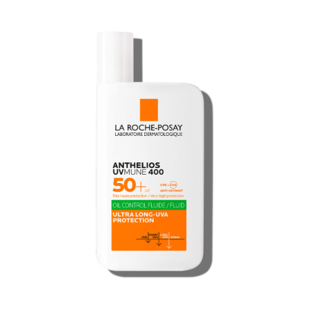  LA ROCHE POSAY ANTHELIOS UVMUNE 400 FLUIDO OIL CONTROL SPF50+, Igiene e bellezza, Solari e abbronzatura, 