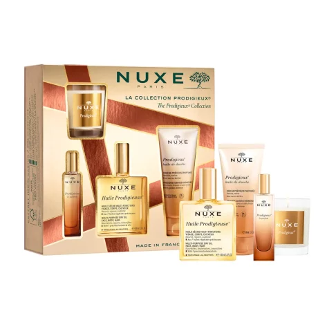  NUXE Cofanetto Nuxe Prodigieux® NATALE 2023, Idee regalo, Idratanti ed antiossidanti, Natale, Profumi, Viso, 
